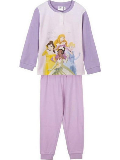 Cerda Disney Princess Παιδική Πιτζάμα Χειμωνιάτικη Λιλά 2900000707