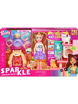Tradesor Sparkle Bella Κούκλα με Αξεσουάρ