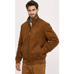 Brokers Ανδρικό Μπουφάν Χειμωνιάτικο Bomber Καφέ 25510-129-072