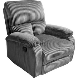 HomeMarkt Πολυθρόνα Relax Γκρι DIONI HM3296.11