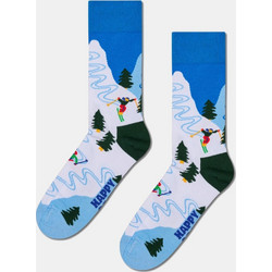 Happy Socks Ανδρικές Κάλτσες Ψηλές με Σχέδια Royal Blue P003289