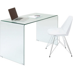 Kare Design Club Γραφείο Υπολογιστή Γυάλινο 125x60x78cm KA-76719