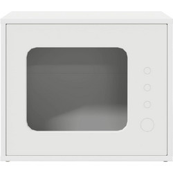 vidaXL Ξύλινo Σπιτάκι Γάτας 51x30x42cm Λευκό 8000644