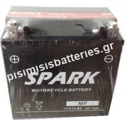 Spark Battery Μπαταρία Μοτοσυκλέτας YTX14-BS 12Ah