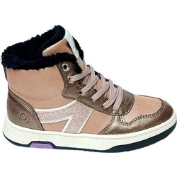 Safety Jogger Παιδικά Μποτάκια Ροζ Μπρονζέ Δερμάτινα με Γούνα SJ620478