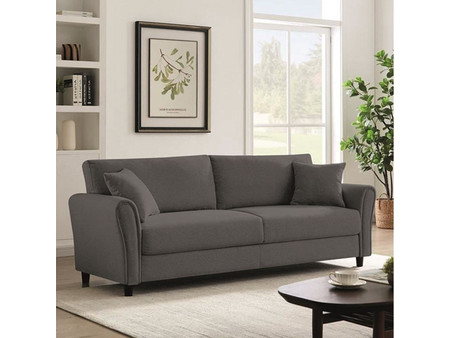 Woodwell BRITAIN Τριθέσιος Καναπές Ανθρακί 212x78x87cm Ε9508,2