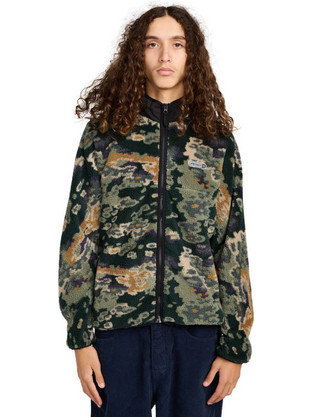 Element Ανδρική Ζακέτα Fleece με Φερμουάρ Πράσινη ELYJK00223-GTC6