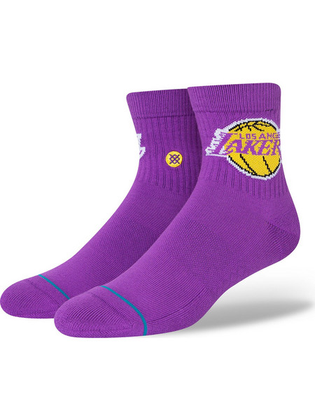 Stance Lakers ST Qtr Ανδρικές Κάλτσες Κοντές με Σχέδια Μωβ A356C22LAK-PUR