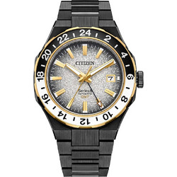 Citizen Series 8 Ανδρικό Ρολόι Αυτόματο με Μαύρο Μεταλλικό Μπρασελέ NB6035-55H