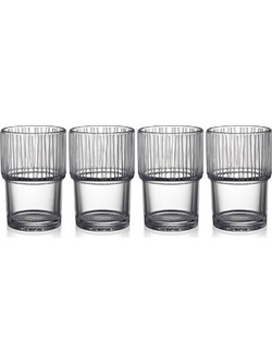 Bitz Σετ Ποτήρια Νερού Γυάλινα Kusintha 380ml 4τμχ 30674