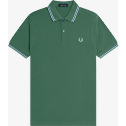 Fred Perry Ανδρική Μπλούζα Polo Κοντομάνικη Πράσινη M3600-Z59