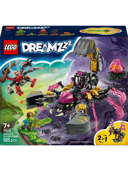 Lego DreamZzz Nightmare Scorpion Digger για 7+ Ετών 71513