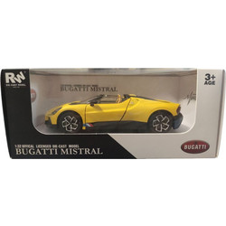 Just Toys Mistral Τηλεκατευθυνόμενο Αυτοκίνητο Bugatti 1:32 Μαύρο 8532