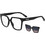 Love Moschino MOL688/C QFU/LB Γυναικείος Σκελετός Γυαλιών Οράσεως με Clip-On Κοκάλινος Μαύρος