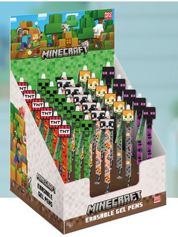 Pyramid Minecraft Στυλό Gel που Σβήνει 30τμχ
