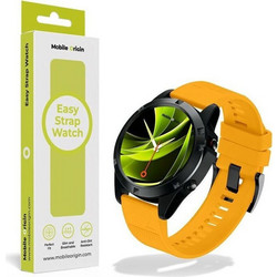 Mobile Origin Easy Strap Garmin Λουράκι Σιλικόνης Yellow (Universal 20mm)