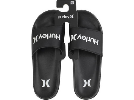 Hurley Ανδρικές Παντόφλες Καλοκαιρινές Μαύρες 100243-40