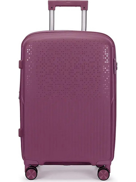 Amber AM1017 Βαλίτσα Μεγάλη 75x48x30cm με 4 Ρόδες Μωβ