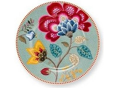 Pip Studio Blooming Tales Blue Πιάτο Γλυκού Πορσελάνης 17cm SLPIP51001570