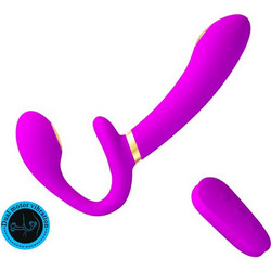 Pretty Love Thunderbird Strapless Strap On με Δόνηση Μωβ
