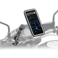 Shapeheart Moto Pro Boost XL Περιστρεφόμενη Βάση Κινητού Μηχανής με Αδιάβροχη Θήκη για Τιμόνι