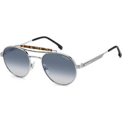 Carrera CA381S 31Z08 Ανδρικά Γυαλιά Ηλίου Aviator Μεταλλικά Ασημί με Μπλε Φακό