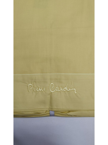 Pierre Cardin Σετ Σεντόνια Μονά Βαμβακερά 160x260 Lille Κίτρινο