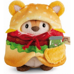 NICI Mymochi Tiggy The Tiger in Hamburger 8cm