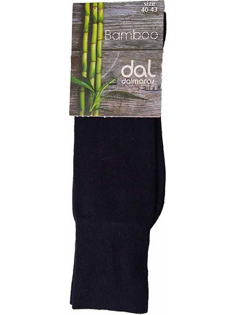 Dal Bamboo Ανδρικές Κάλτσες Ψηλές Μαύρες 650