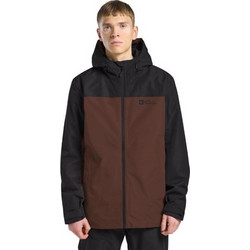 Jack Wolfskin Αθλητικό Ανδρικό Μπουφάν Χειμωνιάτικο Softshell Αδιάβροχο Αντιανεμικό Μαύρο Rusted 1115311-D0107