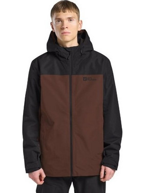 Jack Wolfskin Αθλητικό Ανδρικό Μπουφάν Χειμωνιάτικο Softshell Αδιάβροχο Αντιανεμικό Μαύρο Rusted 1115311-D0107
