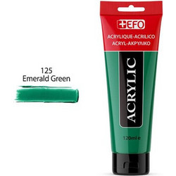 EFO 125 Emerald Green Ακρυλικό Χρώμα Ζωγραφικής 120ml