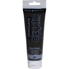Daler-Rowney 247 Raw Umber Ακρυλικό Χρώμα Ζωγραφικής 120ml