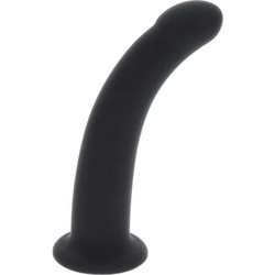 Taboom Large Dildo με Βεντούζα 17cm Μαύρο