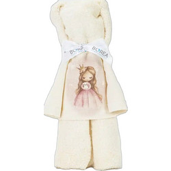 Borea Little Queen Βρεφική Πετσέτα Προσώπου / Χεριών 90x50cm Μπεζ