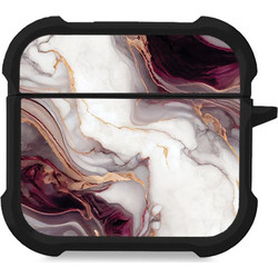 Sonique Marble Series Θήκη Σιλικόνης για Apple AirPods 4 Μπορντό