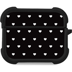 Sonique Heart Series Θήκη Σιλικόνης για Apple AirPods Pro 1 / 2 Μαύρη 02