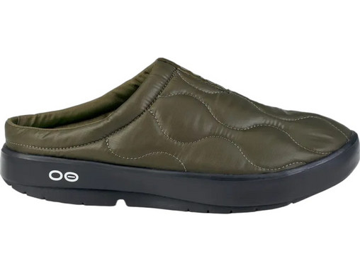 Oofos Oocoozie Thermo Χειμερινές Ανδρικές Παντόφλες Κλειστές Χακί 5286