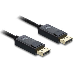 DeLOCK Καλώδιο DisplayPort 2.1 to DisplayPort Male 2m Black 81672