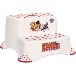 Lorelli Disney Paw Patrol Βοηθητικό Σκαλοπάτι Μπάνιου Διπλό Πλαστικό Αντιολισθητικό Λευκό 10130920913