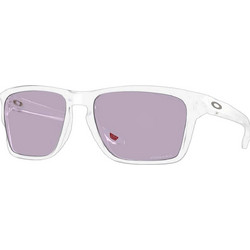 Oakley OO9448 45 Γυναικεία Γυαλιά Ηλίου Τετράγωνα Κοκάλινα Λευκά με Ροζ Φακό