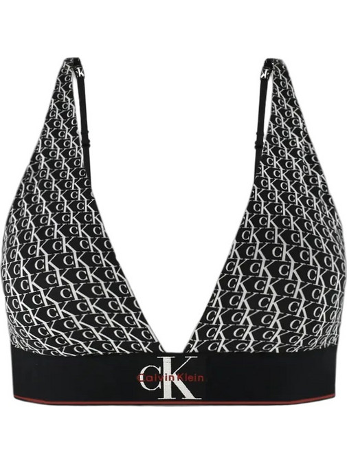 Calvin Klein Μπουστάκι Push Up χωρίς Μπανέλα Μαύρο LV00QF8703-2Y1