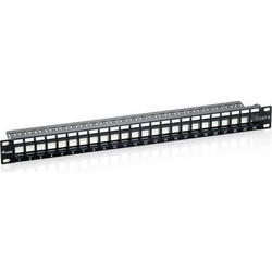 Equip 769224 Patch Panel Keystone Rack 1U 19" 24 Θυρών Cat.6 Unshielded