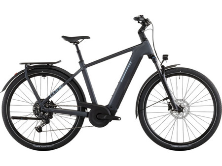 Cube Kathmandu Hybrid One 800 2026 Ηλεκτρικό Ποδήλατο Trekking 28" με 10 Ταχύτητες και Δισκόφρενα Γκρι