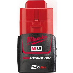 Milwaukee M12 B2 Μπαταρία Εργαλείων Λιθίου 12V 2Ah