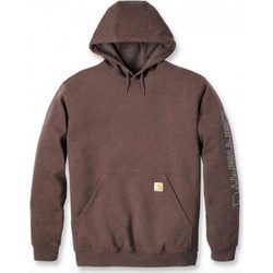 Carhartt Ανδρικό Φούτερ με Κουκούλα & Τσέπες Καφέ K288-B86