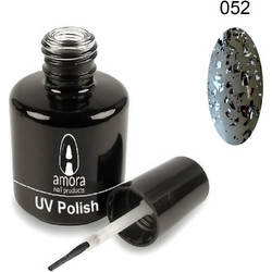 Amora 052 Silver Leafs Ημιμόνιμο Βερνίκι Νυχιών 10ml