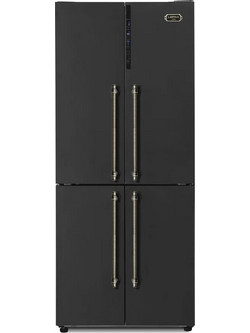 Lofra GFRNM817 Retro Ψυγείο Ντουλάπα 488lt No Frost Υ179.3xΠ83.3xΒ74cm Bronze/Μαύρο