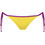 Marko Bikini Slip Κίτρινο Μωβ M-818