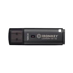 Kingston IronKey Locker+ 50 G2 128GB USB Stick 3.2 Gen 2 με USB-A